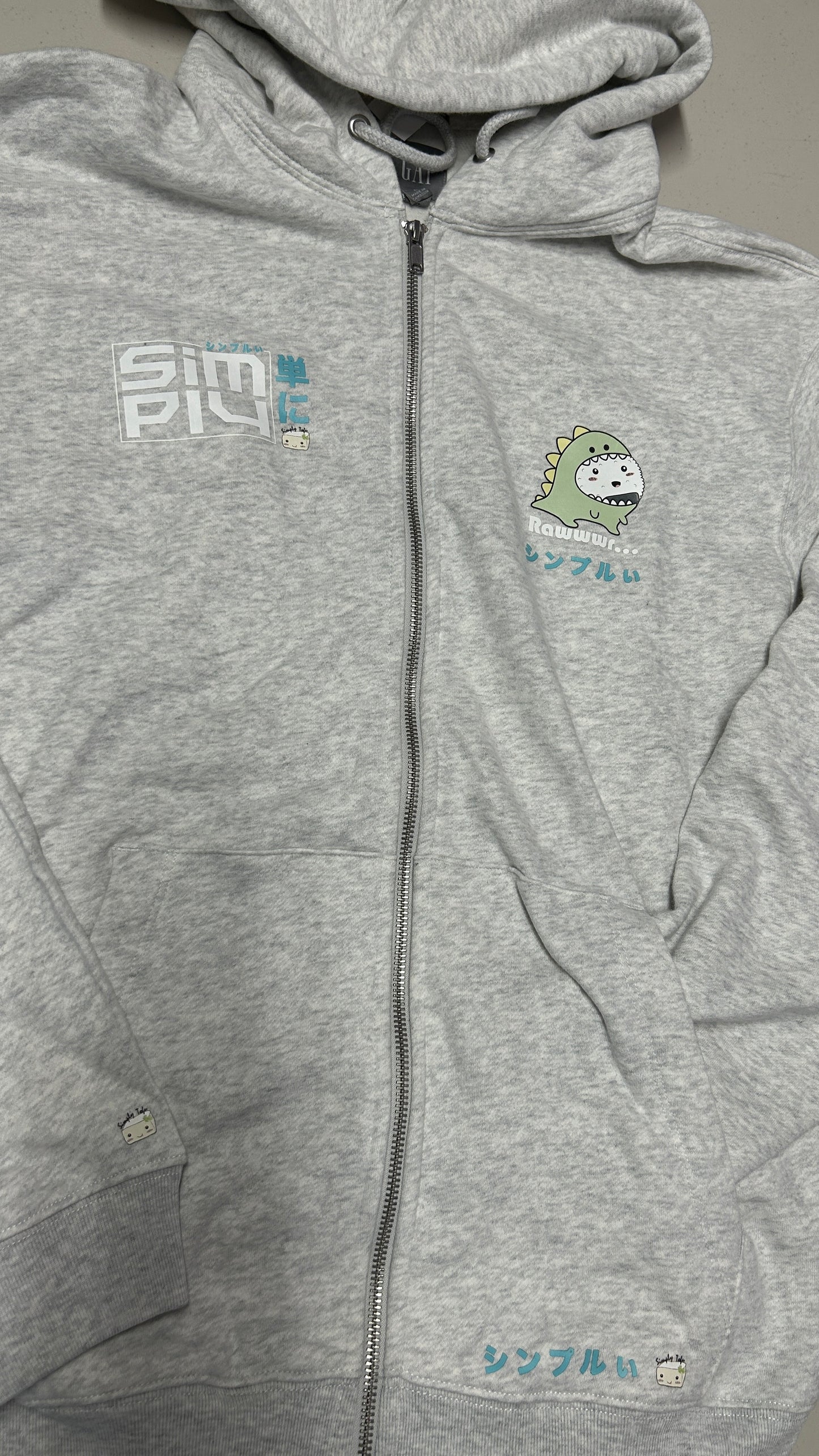 Onigiri in Dino costume