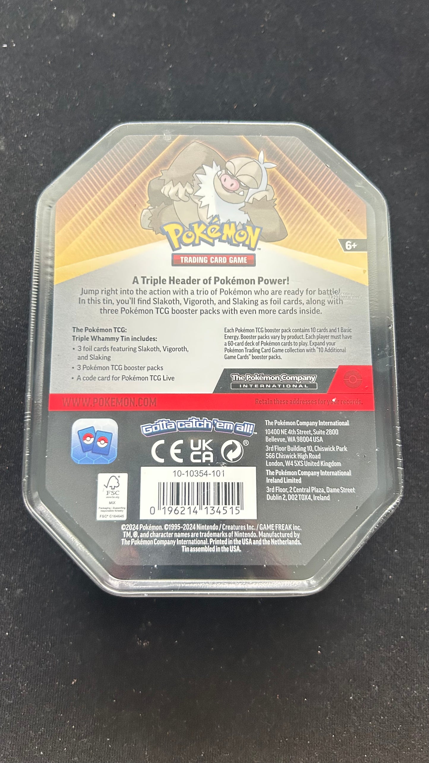Pokemon TCG: Triple Whammy Tin