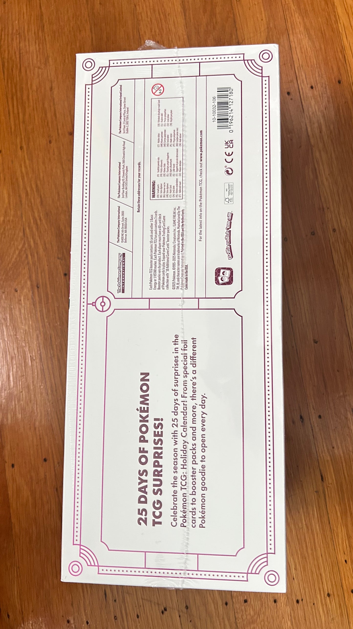 Pokemon TCG: 2025 Holiday Calendar