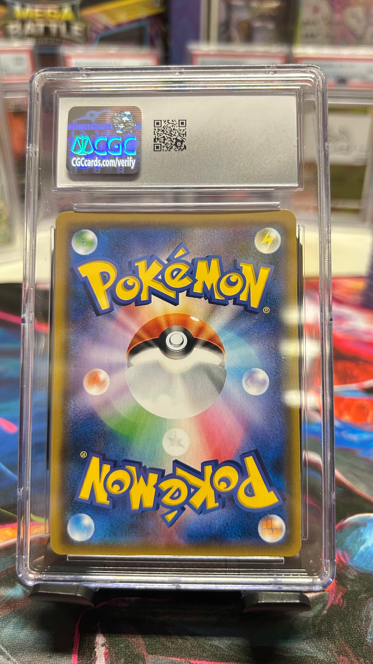 POKEMON SLAB: CGC 9 - GRENINJA & ZOROARK GX (TAG TEAM)