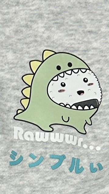 Onigiri in Dino costume
