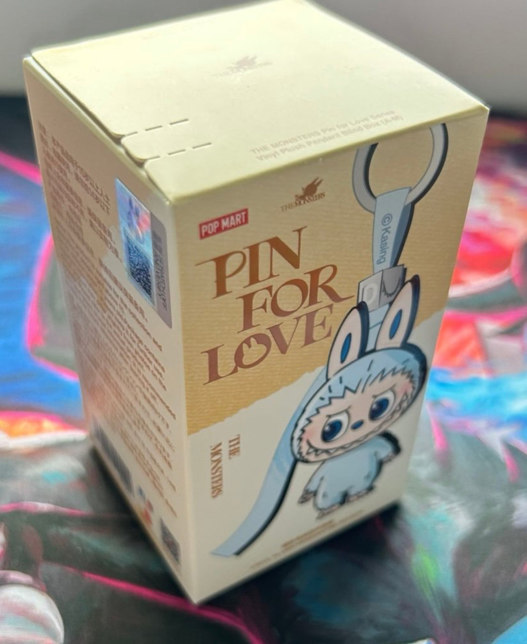 THE MONSTERS Pin for Love Series-Vinyl Plush Pendant Blind Box