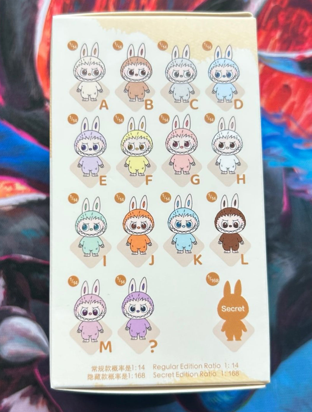 THE MONSTERS Pin for Love Series-Vinyl Plush Pendant Blind Box (A-M)