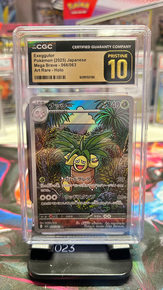 Pokemon SLAB: CGC PRISTINE 10- EXEGGUTOR