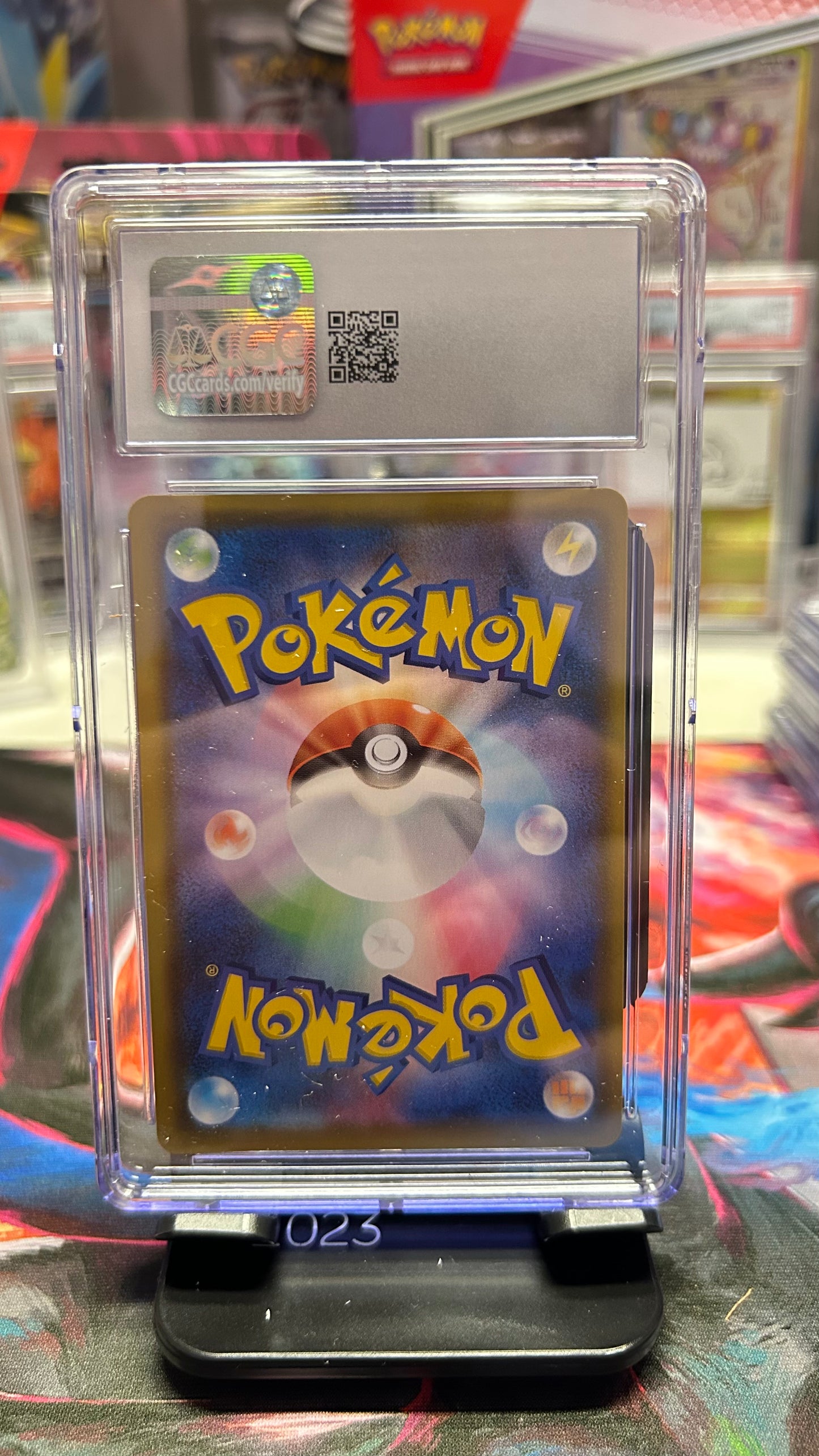 POKEMON SLAB: CGC GEM MINT 10 - FLYING PIKACHU V ( 25TH ANNIVERSARY STAMP)