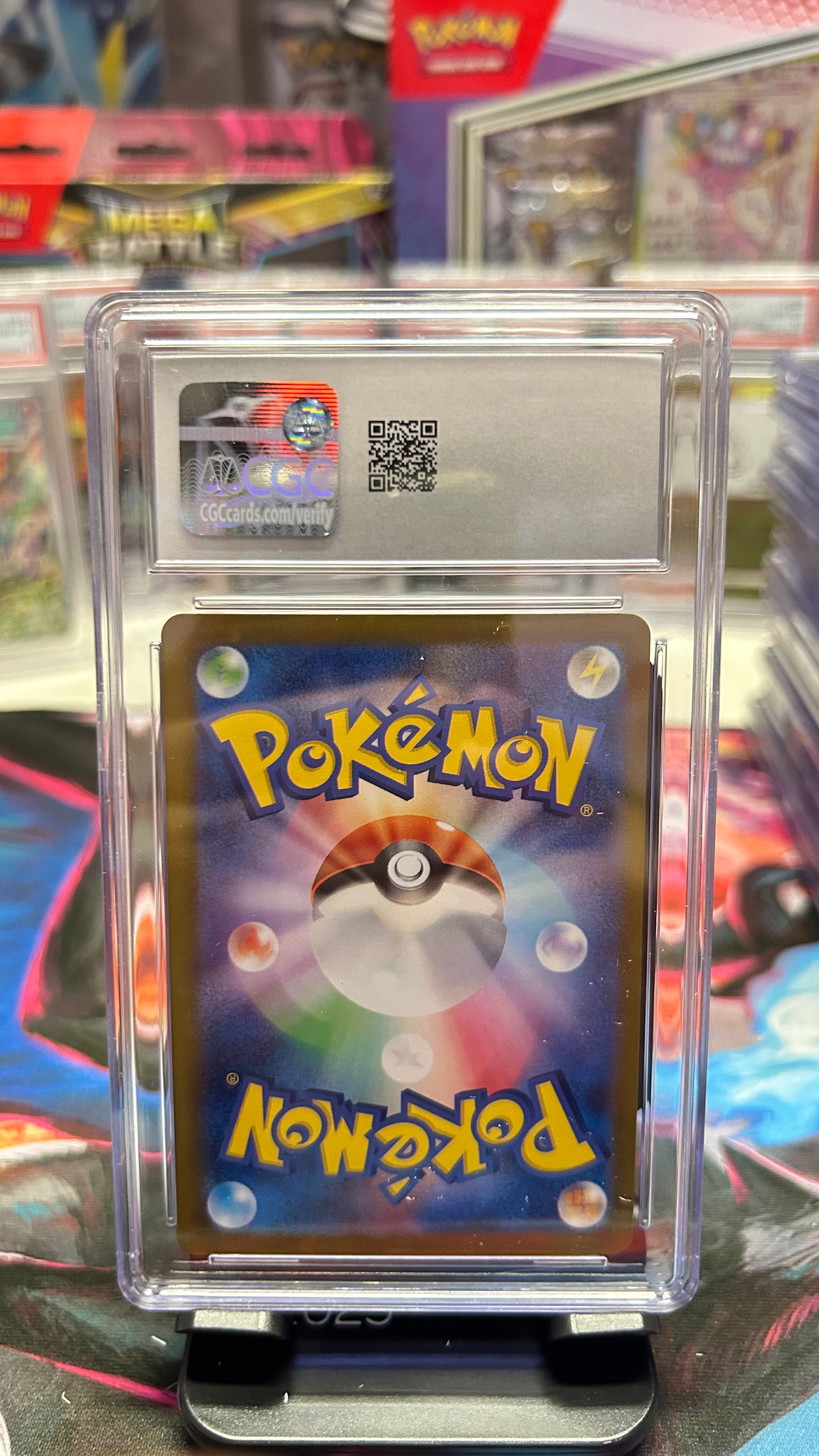 POKEMON SLAB: CGC 10 - RAGING BOLT EX