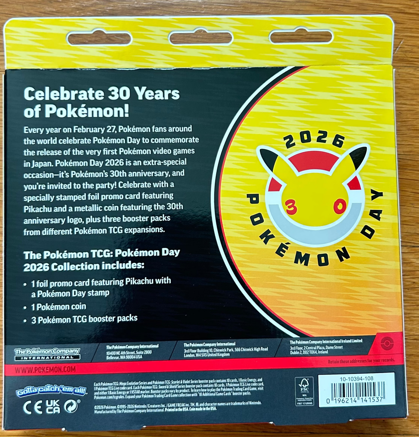 2026 pokemon Day Box