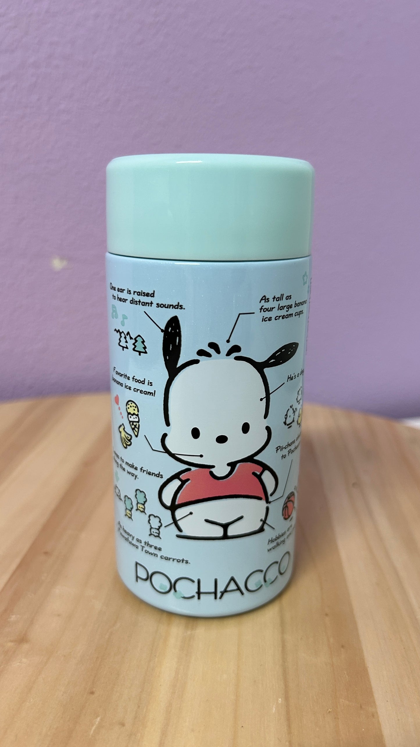 small Sanrio Pochacco Stainless Steel water bottle